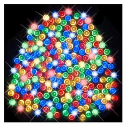 100 Λαμπάκια LED 8μ. Πολύχρωμα Ηλιακά σε Σειρά 1τμχ