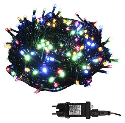 100 Λαμπάκια LED 8μ. Πολύχρωμα σε Σειρά XMASfest