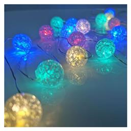 20 Λαμπάκια LED 2μ. Μπαταρίας σε Σειρά