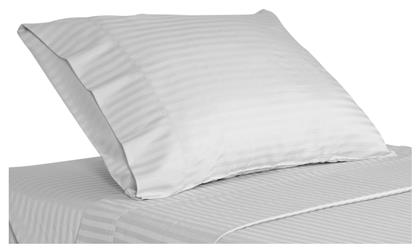 24home.gr Παπλωματοθήκη Ξενοδοχείου Polycotton Ριγέ 270x250εκ.