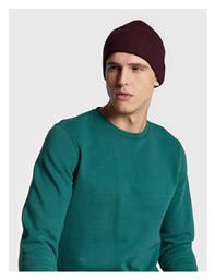 4F Beanie Ανδρικός Σκούφος Πλεκτός σε Μπορντό χρώμα