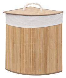 5Five Καλάθι Απλύτων Bamboo με Καπάκι 35x35x50cm Καφέ
