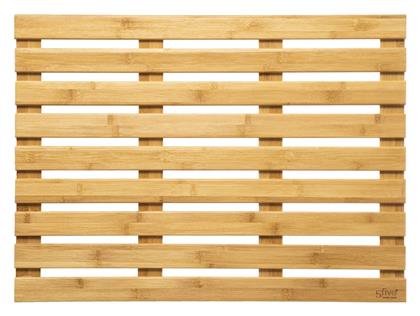 5Five Πατάκι Μπάνιου Ξύλινο 174673 Καφέ 68x50εκ.