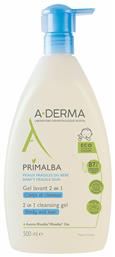 A-Derma Primalba Cleansing Gel 2 In 1 500ml με Αντλία από το Pharm24