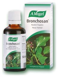 A.Vogel Bronchosan Σταγόνες για Ξηρό και Παραγωγικό Βήχα χωρίς Γλουτένη 50ml