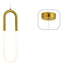 Aca Venus Κρεμαστό Φωτιστικό Χρυσό 145x23x230εκ.