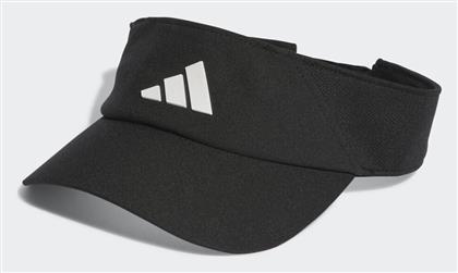 Adidas Aeroready Καπέλο Visor Μαύρο Black / White από το MybrandShoes