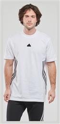 Adidas Ανδρικό T-shirt Λευκό με Στάμπα