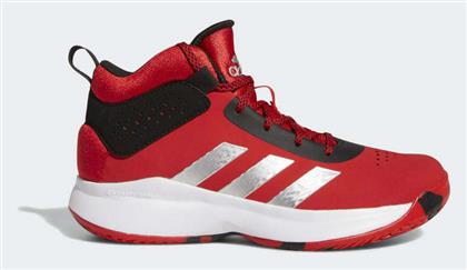 Adidas Αθλητικά Παιδικά Παπούτσια Μπάσκετ Cross Em Up 5 Vivid Red / Silver Metallic / Core Black από το Cosmossport