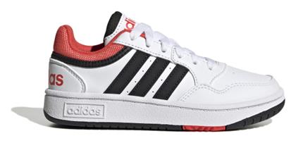 Adidas Αθλητικά Παιδικά Παπούτσια Μπάσκετ Hoops 3.0 K Λευκά