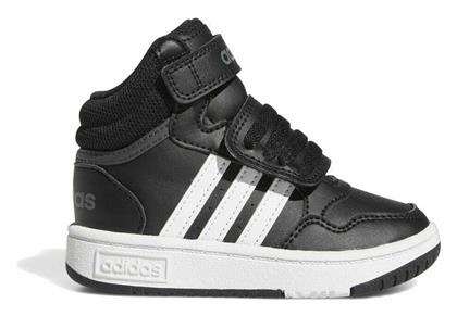 Adidas Αθλητικά Παιδικά Παπούτσια Μπάσκετ Hoops Mid 3 Core Black / Cloud White / Grey Six