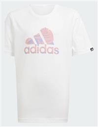 Adidas Badge Sport Παιδικό T-shirt Λευκό