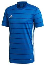 Adidas Campeon 21 Ανδρικό T-shirt Μπλε με Ρίγες