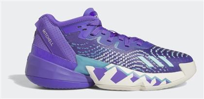 Adidas D.O.N. Issue 4 Ψηλά Μπασκετικά Παπούτσια Purple Rush / Off White / Clear Aqua από το SportsFactory