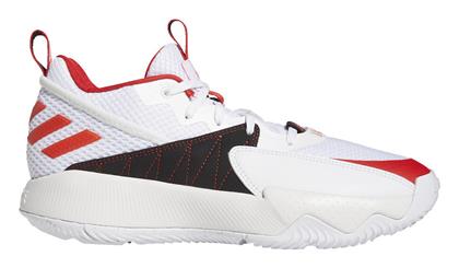 Adidas Dame Certified Χαμηλά Μπασκετικά Παπούτσια Cloud White / Vivid Red / Dash Grey