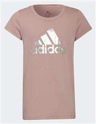 Adidas Dance Metallic Παιδικό T-shirt Ροζ από το MybrandShoes