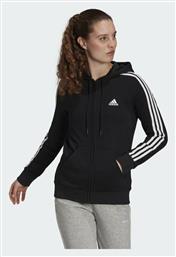 Adidas Essentials Γυναικεία Ζακέτα Φούτερ με Κουκούλα Μαύρη από το MybrandShoes