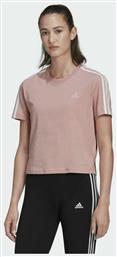 Adidas Essentials Κοντομάνικο Αθλητικό Crop Top Wonder Mauve