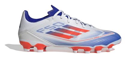adidas F50 League Ποδοσφαιρικά Παπούτσια με Τάπες Cloud White / Solar Red / Lucid Blue