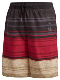 Adidas Germany CLX Shorts FS2323 Black / Craft Red / Sand