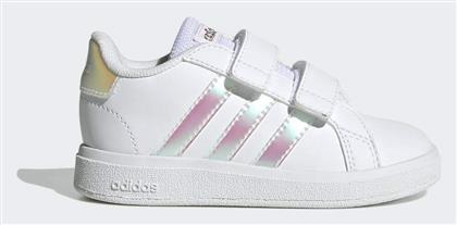 adidas Grand Court Παιδικά Sneakers Cloud White / Iridescent από το Spartoo