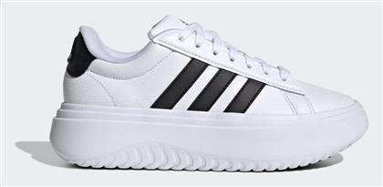 Adidas Grand Court Platform Unisex Sneakers Λευκά