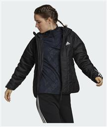 Adidas Itavic Κοντό Γυναικείο Puffer Μπουφάν για Χειμώνα Μαύρο