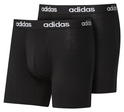 Adidas Linear Brief Ανδρικά Μποξεράκια Μαύρα 2Pack