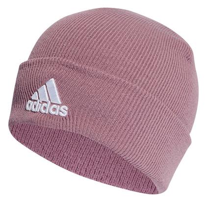 Adidas Logo Beanie Γυναικείος Σκούφος Πλεκτός σε Ροζ χρώμα