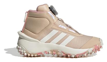 adidas Παιδικά Μποτάκια Πεζοπορίας Fortatrail Boa K Αδιάβροχα Μπεζ