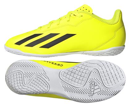 Adidas Παιδικά Ποδοσφαιρικά Παπούτσια Crazyfast Club Σάλας Κίτρινα