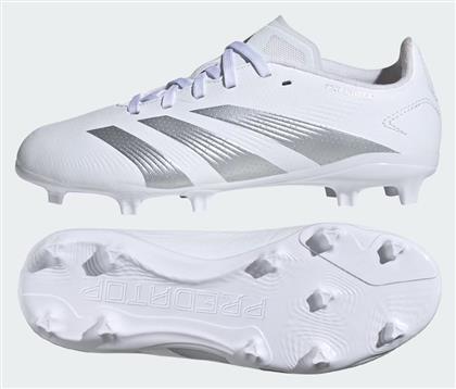 Adidas Παιδικά Ποδοσφαιρικά Παπούτσια με Τάπες Cloud White / Silver Metallic