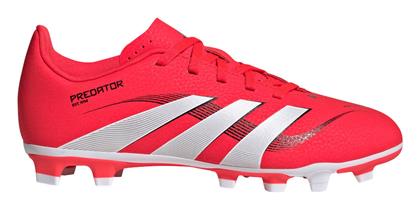 adidas Παιδικά Ποδοσφαιρικά Παπούτσια Predator Club με Τάπες Κόκκινα