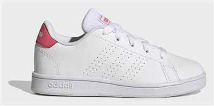 Adidas Παιδικά Sneakers Advantage Cloud White / Real Pink / Core Black από το Spartoo