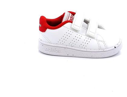 Adidas Παιδικά Sneakers Advantage Lifestyle Court Hook με Σκρατς Cloud White