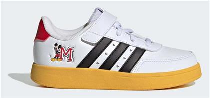 Adidas Παιδικά Sneakers Breaknet x Disney Mickey Mouse Cloud White / Core Black / Bold Gold