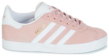 Adidas Παιδικά Sneakers Gazelle Ανατομικά για Κορίτσι Icey Pink / Cloud White / Gold Metallic από το Spartoo