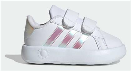 Adidas Παιδικά Sneakers Grand Court 2.0 με Σκρατς Λευκά από το E-tennis