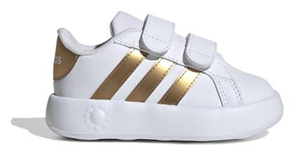 Adidas Παιδικά Sneakers Grand Court 2.0 με Σκρατς Λευκά από το SerafinoShoes