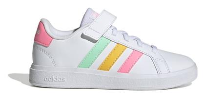 Adidas Παιδικά Sneakers Grand Court Cloud White / Pulse Mint / Beam Pink από το Zakcret Sports