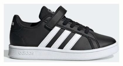 Adidas Παιδικά Sneakers Grand Court Core Black / Cloud White / Core Black από το Dpam