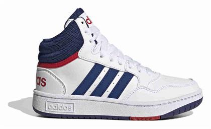 Adidas Παιδικά Sneakers High Hoops Mid 3.0 K Λευκά από το MybrandShoes