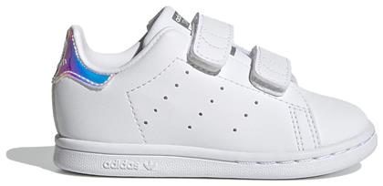 Adidas Παιδικά Sneakers Stan Smith με Σκρατς Cloud White / Silver Metallic από το Modivo