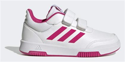 Adidas Παιδικά Sneakers Tensaur Sport Training Hook and Loop με Σκρατς για Κορίτσι Cloud White / Team Real Magenta / Core Black