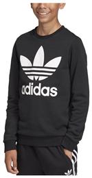 Adidas Παιδικό Φούτερ Μαύρο Trefoil Crew από το Modivo