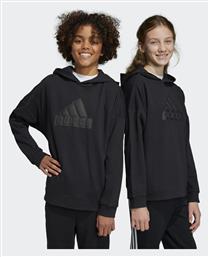 Adidas Παιδικό Φούτερ με Κουκούλα Μαύρο Future Icons Logo Hooded από το Modivo