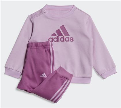 Adidas Παιδικό Σετ Φόρμας Λιλά 2τμχ Badge of Sport από το MybrandShoes