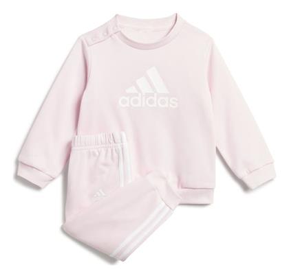 Adidas Παιδικό Σετ Φόρμας Ροζ 2τμχ Badge Sport French Terry από το Zakcret Sports