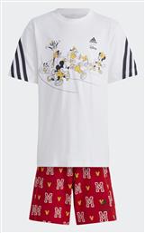 Adidas Παιδικό Σετ με Σορτς Χειμερινό 2τμχ Λευκό x Mickey Mouse από το Favela