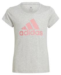 Adidas Παιδικό T-shirt για Κορίτσι Γκρι Essentials Tee